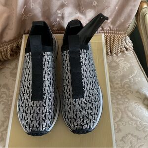 Michael Kors Black Slip-On Sneakers